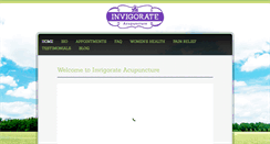 Desktop Screenshot of invigorateacupuncture.com