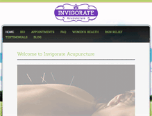Tablet Screenshot of invigorateacupuncture.com